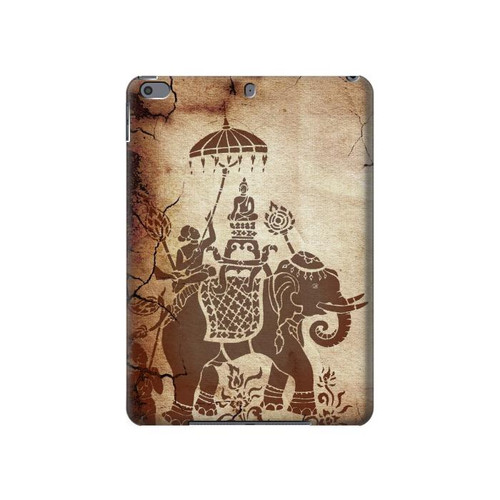 W2102 Thai Art Buddha on Elephant Tablet Hard Case For iPad Pro 10.5, iPad Air (2019, 3rd)