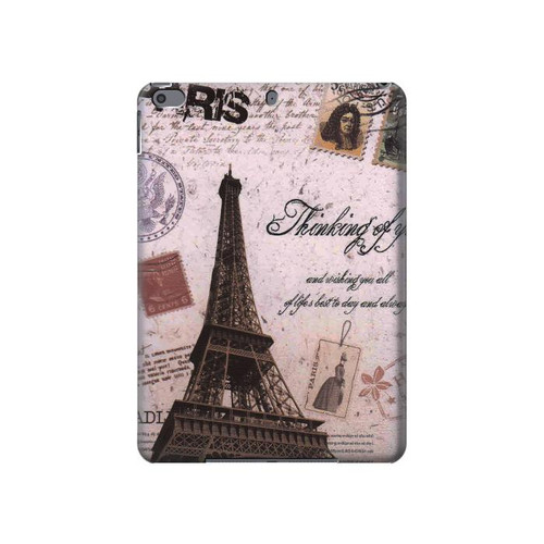 W2211 Paris Postcard Eiffel Tower Tablet Hard Case For iPad Pro 10.5, iPad Air (2019, 3rd)