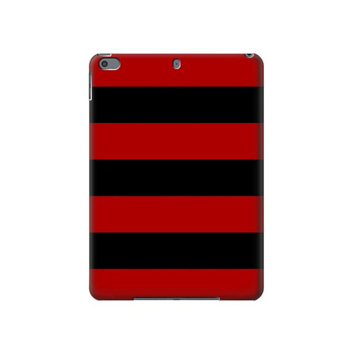 W2638 Black and Red Striped Tablet Hard Case For iPad Pro 10.5, iPad Air (2019, 3rd)