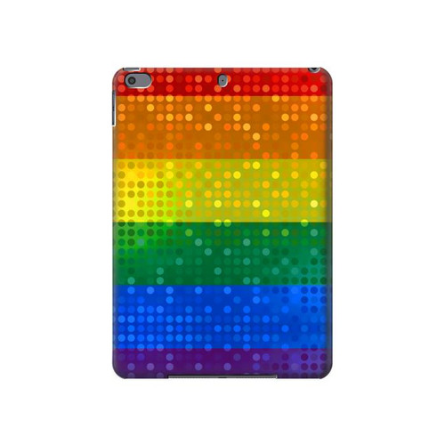 W2683 Rainbow LGBT Pride Flag Tablet Hard Case For iPad Pro 10.5, iPad Air (2019, 3rd)