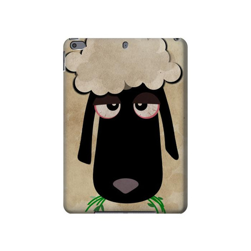 W2826 Cute Cartoon Unsleep Black Sheep Tablet Hard Case For iPad Pro 10.5, iPad Air (2019, 3rd)