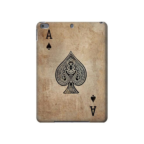 W2928 Vintage Spades Ace Card Tablet Hard Case For iPad Pro 10.5, iPad Air (2019, 3rd)