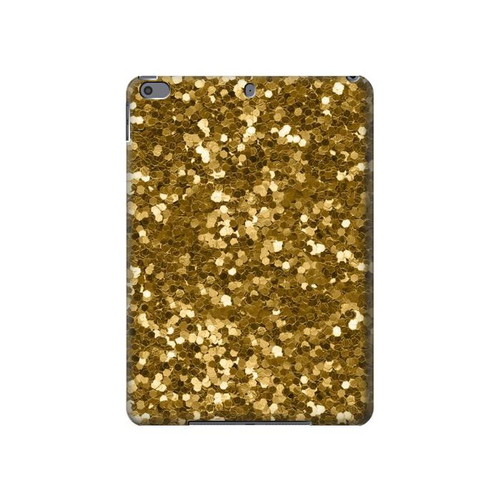 W3388 Gold Glitter Graphic Print Tablet Hard Case For iPad Pro 10.5, iPad Air (2019, 3rd)