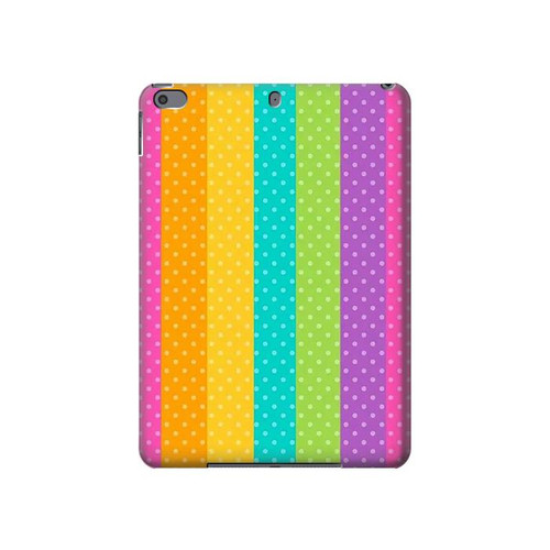 W3678 Colorful Rainbow Vertical Tablet Hard Case For iPad Pro 10.5, iPad Air (2019, 3rd)