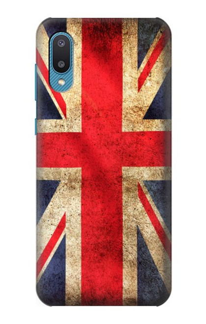 W2303 British UK Vintage Flag Hard Case and Leather Flip Case For Samsung Galaxy A04, Galaxy A02, M02
