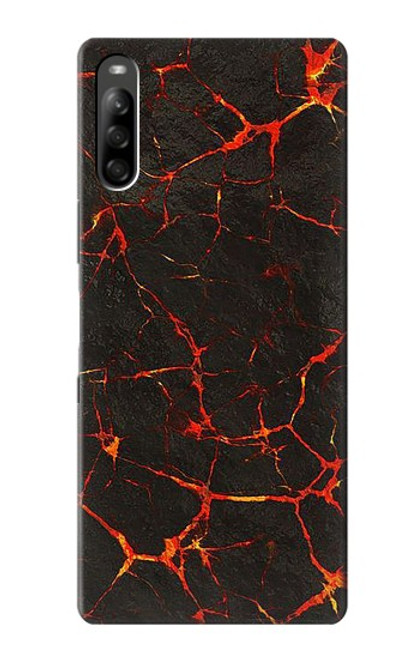 W3696 Lava Magma Hard Case and Leather Flip Case For Sony Xperia L5