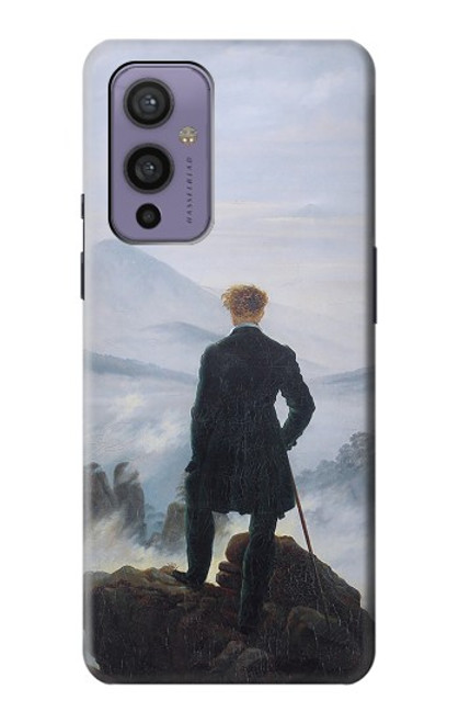 W3789 Wanderer above the Sea of Fog Hard Case and Leather Flip Case For OnePlus 9