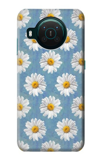 W3454 Floral Daisy Hard Case and Leather Flip Case For Nokia X10