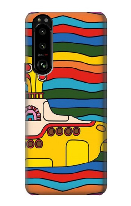 W3599 Hippie Submarine Hard Case and Leather Flip Case For Sony Xperia 5 III