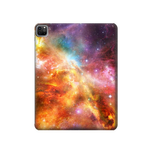 W1963 Nebula Rainbow Space Tablet Hard Case For iPad Pro 12.9 (2022,2021,2020,2018, 3rd, 4th, 5th, 6th)