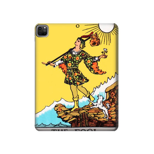 W2810 Tarot Card The Fool Tablet Hard Case For iPad Pro 12.9 (2022, 2021, 2020, 2018), Air 13 (2024)