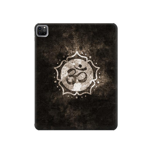 W2902 Yoga Namaste Om Symbol Tablet Hard Case For iPad Pro 12.9 (2022,2021,2020,2018, 3rd, 4th, 5th, 6th)