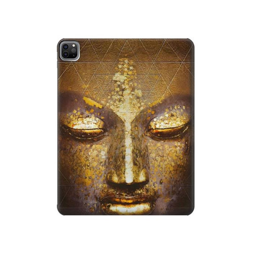 W3189 Magical Yantra Buddha Face Tablet Hard Case For iPad Pro 12.9 (2022,2021,2020,2018, 3rd, 4th, 5th, 6th)