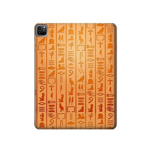 W3440 Egyptian Hieroglyphs Tablet Hard Case For iPad Pro 12.9 (2022,2021,2020,2018, 3rd, 4th, 5th, 6th)