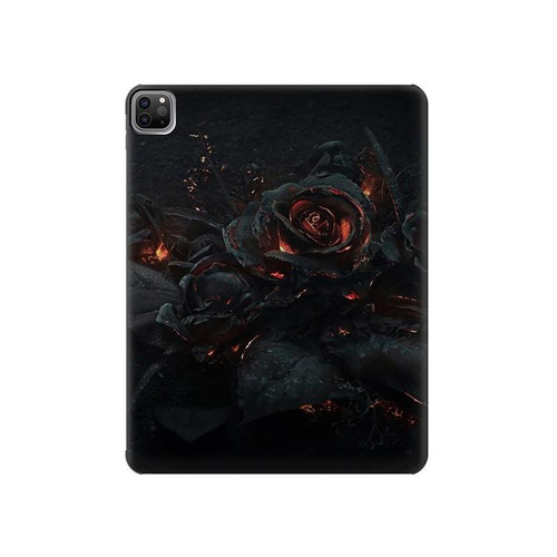 W3672 Burned Rose Tablet Hard Case For iPad Pro 12.9 (2022, 2021, 2020, 2018), Air 13 (2024)