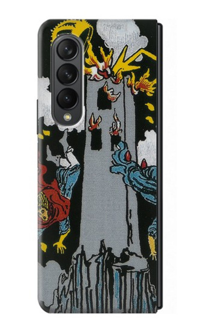 W3745 Tarot Card The Tower Hard Case For Samsung Galaxy Z Fold 3 5G