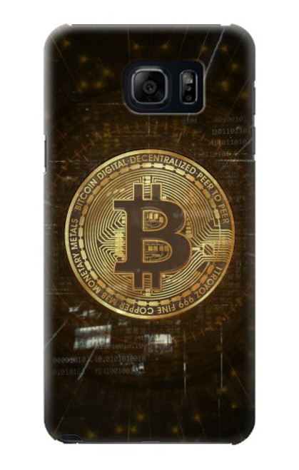 W3798 Cryptocurrency Bitcoin Hard Case and Leather Flip Case For Samsung Galaxy S6 Edge Plus