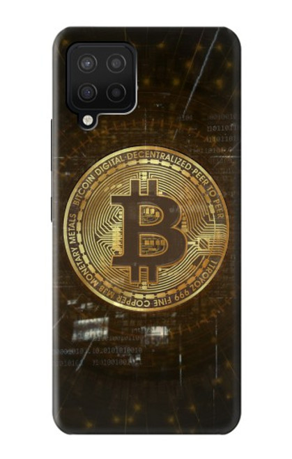 W3798 Cryptocurrency Bitcoin Hard Case and Leather Flip Case For Samsung Galaxy A12