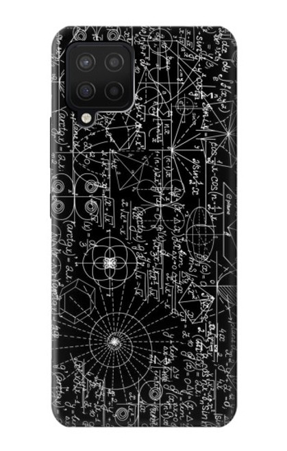 W3808 Mathematics Blackboard Hard Case and Leather Flip Case For Samsung Galaxy A12