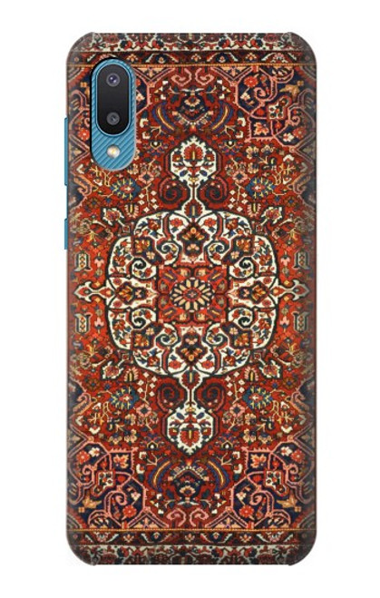 W3813 Persian Carpet Rug Pattern Hard Case and Leather Flip Case For Samsung Galaxy A04, Galaxy A02, M02