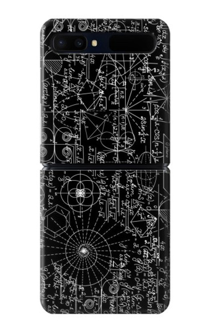 W3808 Mathematics Blackboard Hard Case For Samsung Galaxy Z Flip 5G