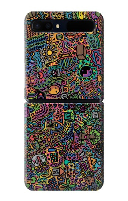 W3815 Psychedelic Art Hard Case For Samsung Galaxy Z Flip 5G