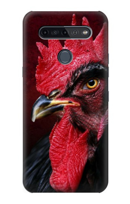 W3797 Chicken Rooster Hard Case and Leather Flip Case For LG K51S