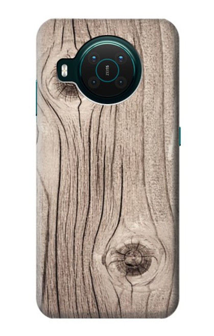 W3822 Tree Woods Texture Graphic Printed Hard Case and Leather Flip Case For Nokia X10