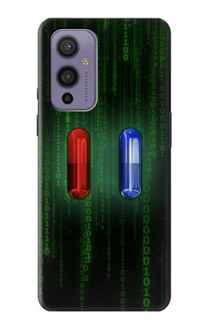 W3816 Red Pill Blue Pill Capsule Hard Case and Leather Flip Case For OnePlus 9