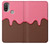 W3754 Strawberry Ice Cream Cone Hard Case and Leather Flip Case For Motorola Moto E20,E30,E40