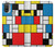 W3814 Piet Mondrian Line Art Composition Hard Case and Leather Flip Case For Motorola Moto E20,E30,E40