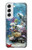 W0227 Aquarium Hard Case and Leather Flip Case For Samsung Galaxy S22