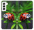 W0263 Ladybug Hard Case and Leather Flip Case For Samsung Galaxy S22