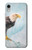 W3843 Bald Eagle On Ice Hard Case and Leather Flip Case For iPhone XR