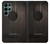 W3834 Old Woods Black Guitar Hard Case and Leather Flip Case For Samsung Galaxy S22 Ultra