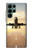 W3837 Airplane Take off Sunrise Hard Case and Leather Flip Case For Samsung Galaxy S22 Ultra