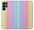 W3849 Colorful Vertical Colors Hard Case and Leather Flip Case For Samsung Galaxy S22 Ultra