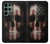 W3850 American Flag Skull Hard Case and Leather Flip Case For Samsung Galaxy S22 Ultra