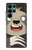 W3855 Sloth Face Cartoon Hard Case and Leather Flip Case For Samsung Galaxy S22 Ultra