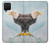 W3843 Bald Eagle On Ice Hard Case and Leather Flip Case For Samsung Galaxy A12