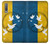 W3857 Peace Dove Ukraine Flag Hard Case and Leather Flip Case For Samsung Galaxy A7 (2018)