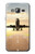 W3837 Airplane Take off Sunrise Hard Case and Leather Flip Case For Samsung Galaxy J3 (2016)