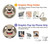 W3855 Sloth Face Cartoon Hard Case and Leather Flip Case For Samsung Galaxy M32 5G