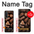 W3840 Dark Chocolate Milk Chocolate Lovers Hard Case For Samsung Galaxy Z Fold 3 5G