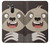 W3855 Sloth Face Cartoon Hard Case and Leather Flip Case For Huawei Mate 20 lite