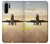 W3837 Airplane Take off Sunrise Hard Case and Leather Flip Case For Huawei P30 Pro