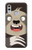 W3855 Sloth Face Cartoon Hard Case and Leather Flip Case For Huawei Honor 10 Lite, Huawei P Smart 2019