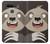 W3855 Sloth Face Cartoon Hard Case and Leather Flip Case For LG K51S