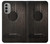 W3834 Old Woods Black Guitar Hard Case and Leather Flip Case For Motorola Moto G51 5G