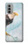 W3843 Bald Eagle On Ice Hard Case and Leather Flip Case For Motorola Moto G51 5G